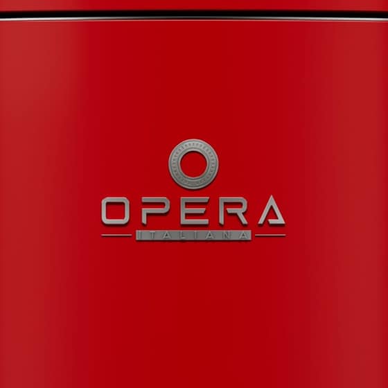 OPERA ITALIANA OFRMC70R Total No Frost 472 Lt Κόκκινο Ψυγειοκαταψύκτης image 7