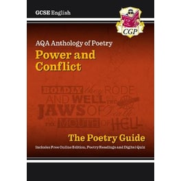 New GCSE English AQA Poetry Guide - Power & Conflict Anthology inc. Online Edition, Audio & Quizzes
