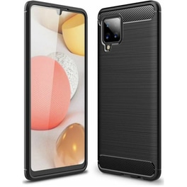 Θήκη Samsung Galaxy A42 - Tech Protect Carbon - Μαύρο