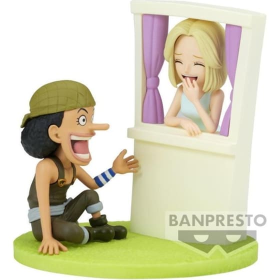Banpresto WCF – Log Stories: One Piece - Usopp & Kaya Statue (7cm) (88702) image 0