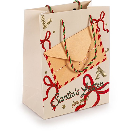 Σακούλα&nbsp;Δώρου Tri-Coastal&nbsp;Santa&nbsp;Letter&nbsp;Small image 1