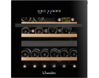 LA SOMMELIERE LSBI36BDZ για 36 Μπουκάλια με Anti-Vibration Σύστημα Μαύρο Εντοιχιζόμενος Συντηρητής Κρασιών image 1