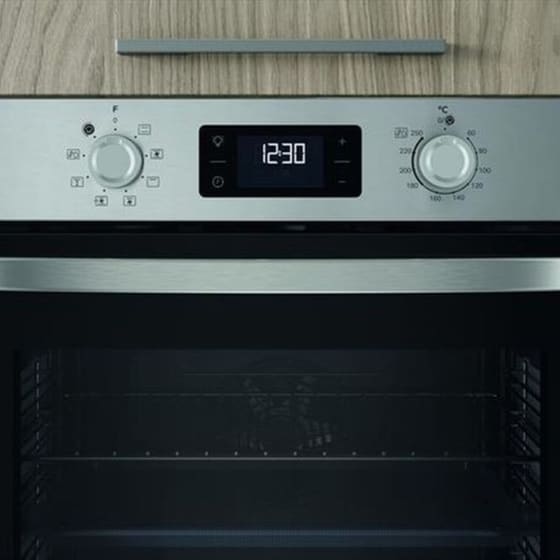 INDESIT IO 255HS X & AAR 160 C 70 Lt Inox Εντοιχιζόμενος Σετ Φούρνος και Εστία image 3