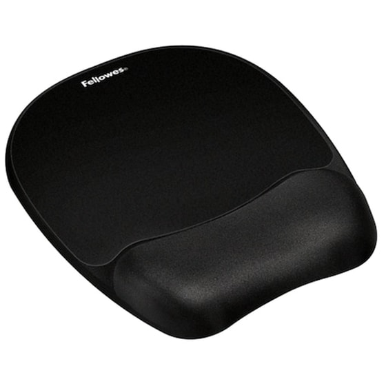 Fellowes Memory Foam Mouse Pad 196mm με Στήριγμα καρπού Μαύρο image 0