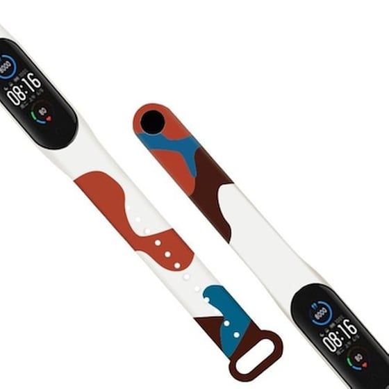 Λουράκι Hurtel Moro για Mi Smart Band 5/Mi Smart Band 6 - Camo Black image 0