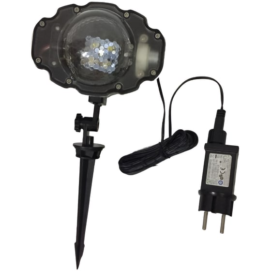 Χριστουγεννιάτικος Προβολέας LED Aria Trade Snow Flower 30-60 τ.μ. - Πολύχρωμο image 1