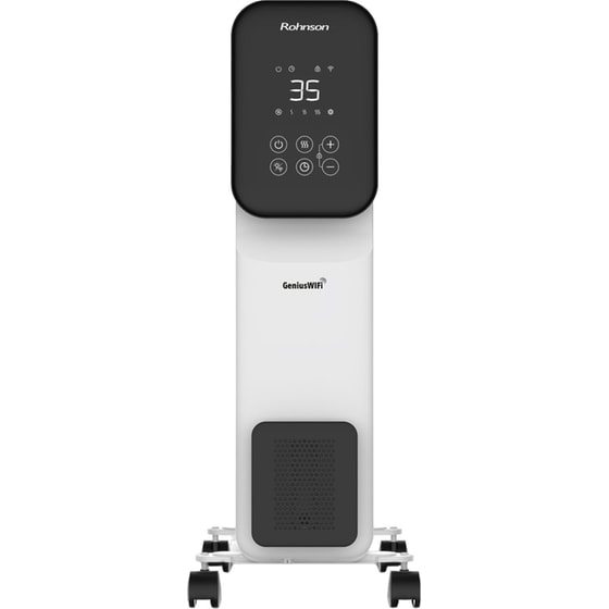 ROHNSON Genius R-2511-23 Καλοριφέρ Λαδιού με Wi-Fi 2500W Λευκό image 2