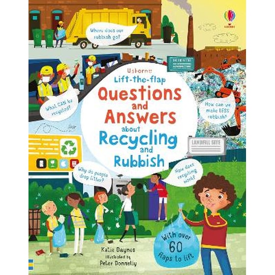 Lift-the-flap Questions and Answers About Recycling and Rubbish image 0
