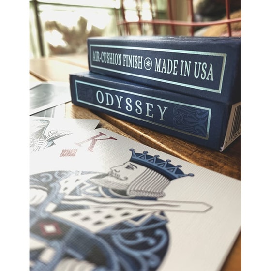 Bicycle Odyssey Blue Playing Cards - (10024201) image 6