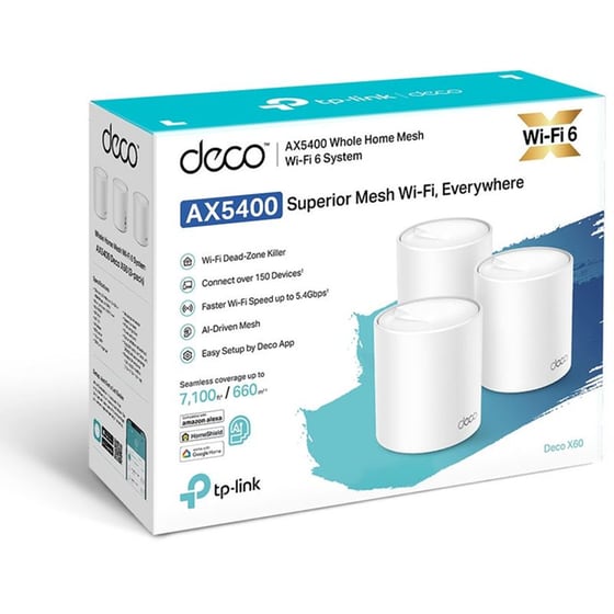 TP-Link Deco X60 Access Point Wi‑Fi 6 Dual Band (2.4 & 5 GHz) 1200Mbps image 6