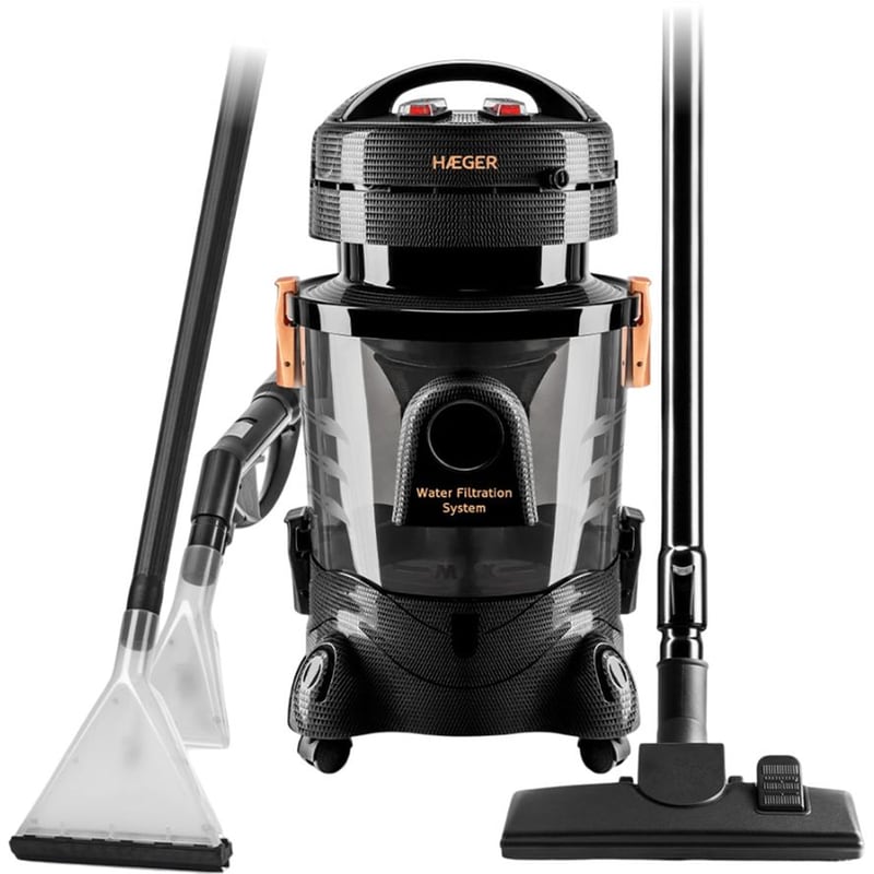 HAEGER HAEGER VC-12W.045A 1400 W με Σακούλα 7 L Μαύρο Ηλεκτρική Σκούπα