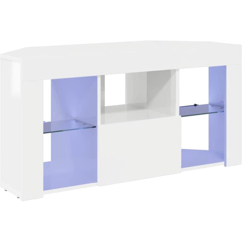 Έπιπλο Τηλεόρασης VidaXL Γωνιακό με LED 100 x 40 x 50 cm - Καφέ