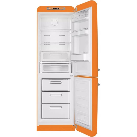 SMEG FAB32ROR6 332 Lt Total No Frost Πορτοκαλί Ψυγειοκαταψύκτης image 1
