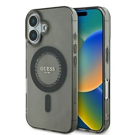 Θήκη Apple iPhone 16 - Guess MagSafe “Rhinestones” Hard Case - Black