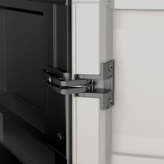 Ντουλάπα Keter Gear Δίφυλλη Πλαστική 68x39x182 cm - Γκρι/Μαύρη image 3