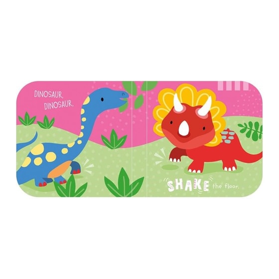 Sensory snuggables - Dinosaur puppet soft book | Public βιβλία