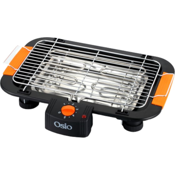 Επιτραπέζια Ηλεκτρική Ψησταριά OSIO OGB-2437 2000 W Μαύρο image 0