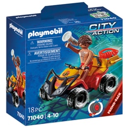 PLAYMOBIL® City Action Ναυαγοσώστης με γουρούνα 4x4 (71040)