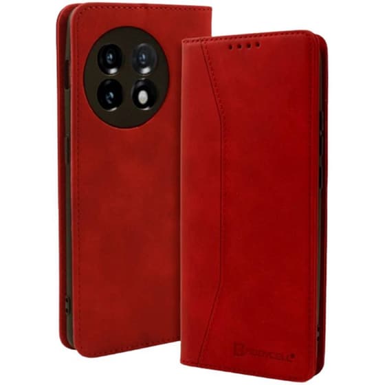 Θήκη Oneplus 11 - Bodycell Wallet Case - Red image 0