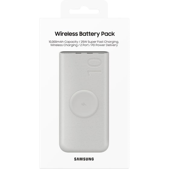 Powerbank Samsung Wireless Battery Pack 10.000mAh - Beige image 6