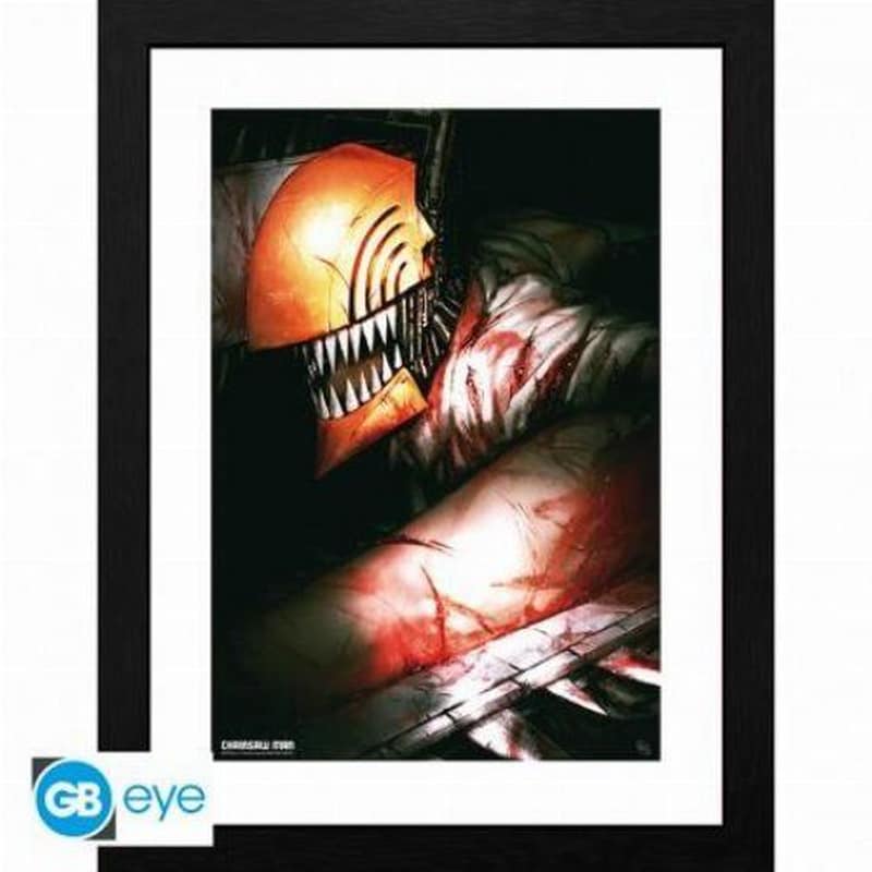 GBEYE Αφίσα Chainsaw Man σε Κάδρο Κάθετη 31x41 cm