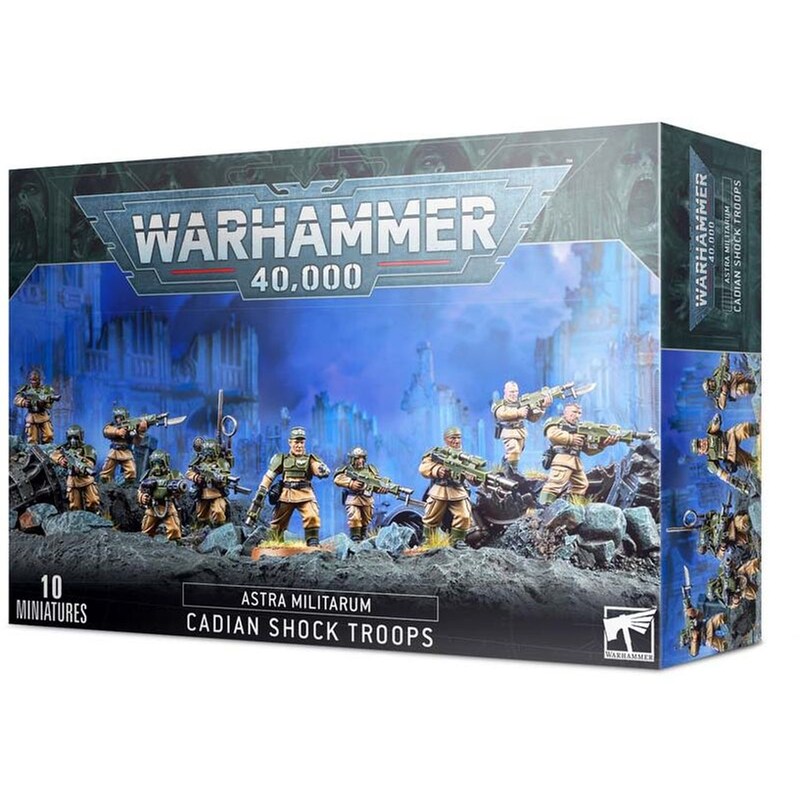 GAMES WORKSHOP Astra Militarum: Cadian Shock Troops Warhammer 40k GAMES WORKSHOP