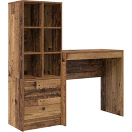 Γραφείο VidaXL 125,5x40x127 cm - Παλιό Ξύλο (2 τεμ.)
