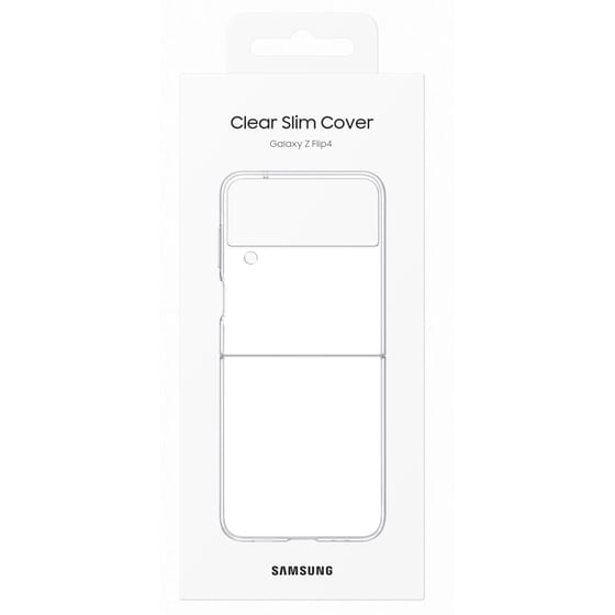 Θήκη Samsung Galaxy Z Flip 4 - Samsung Clear Slim Cover - Transparent image 6
