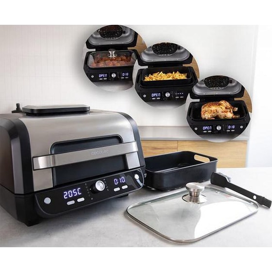 CECOTEC Cecofry FireDome 8000 Pro CEC-04950 1700 W 8 L Μαύρο Φριτέζα Αέρος image 10