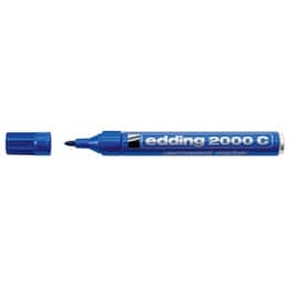 Μαρκαδόρος Ανεξίτηλος Edding 2000 Μπλε 1.5-3.0 mm