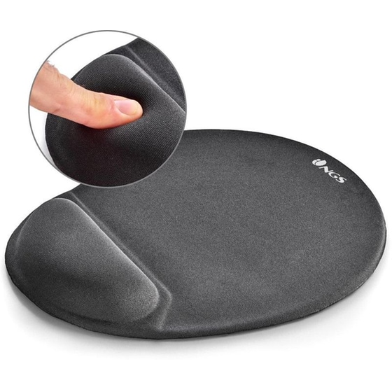 Ngs Kilim Gel Mouse Pad Εργονομικό Αντιολισθητικό 250mm Μαύρο image 3