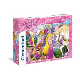 Παιδικό Παζλ Clementoni Maxi Super Color Disney Princess Μαλλιά Κουβάρια (24 Κομμάτια)