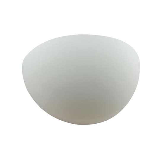 Απλίκα Τοίχου Aca Herlo G85211w Γύψινη 28x14x13 cm - Λευκή image 0