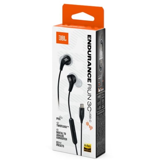 JBL Endurance Run 3 Handsfree USB‑C -  Black/Gray image 3
