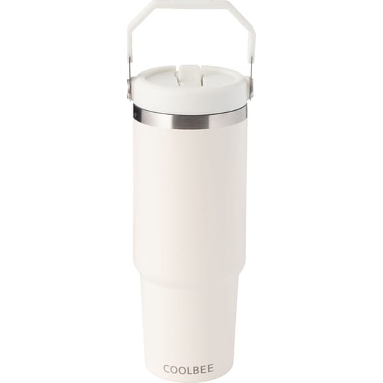 Θερμός Handled Tumbler Coolbee Εκρού 850 ml image 0