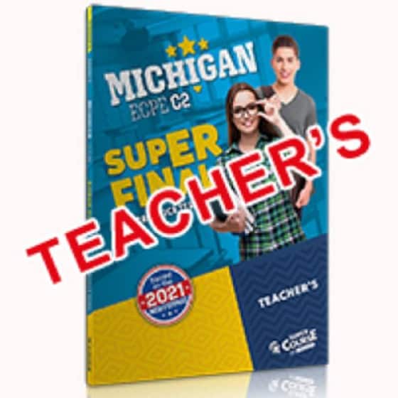 Super Final Michigan ECPE C2 20 Practice Tests Teacher's Book 2021 Edition image 0
