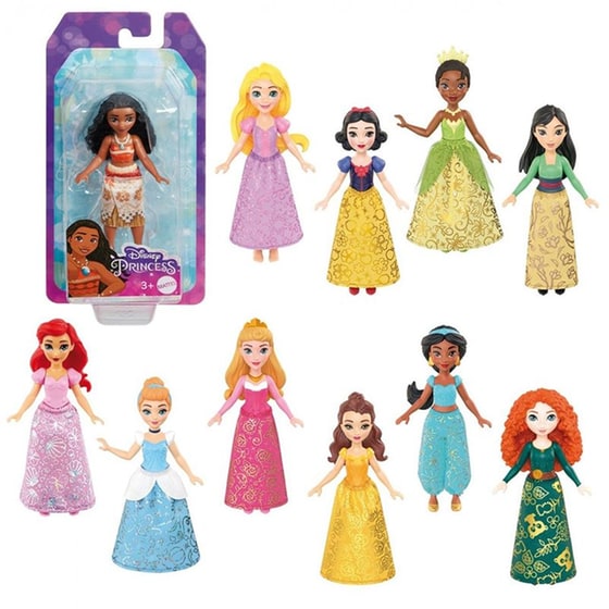 Disney Princess Mattel Μίνι Κούκλες- 12 σχέδια image 0