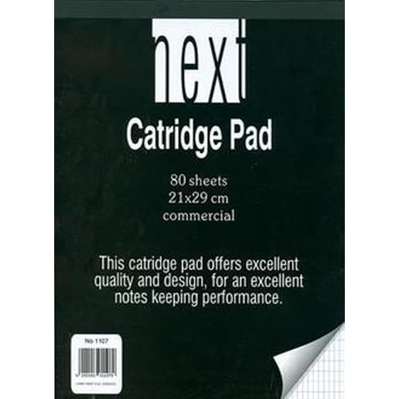 Μπλοκ NEXT Α4 Μαύρο (1 Τεμάχιο) image 0