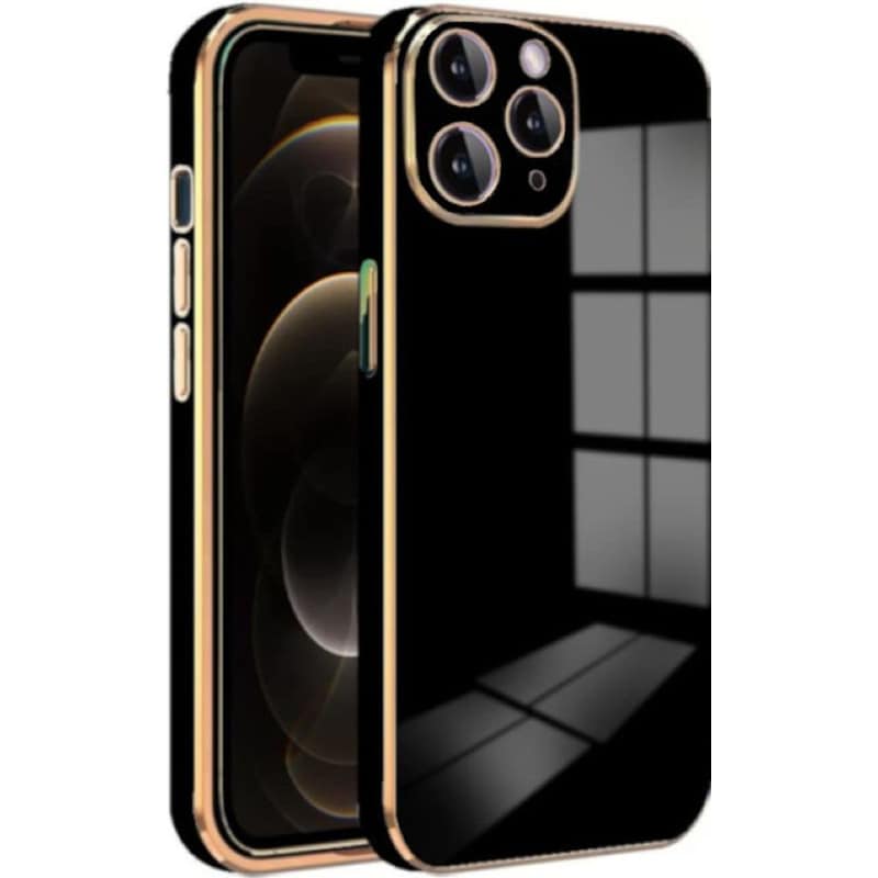Θήκη Apple iPhone 11 Pro Max - Bodycell Gold Plated - Black