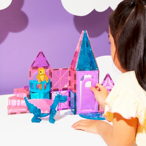 Magna-Tiles® Castle Μαγνητικό Παιχνίδι Κατασκευών - 25 Κομμάτια (242025CA) image 2