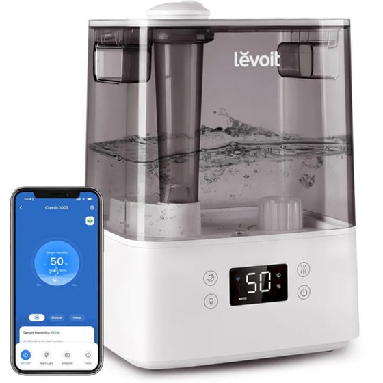 Υγραντήρας Υπερήχων LEVOIT Classic 300s με Wifi για χώρους 47㎡ image 1