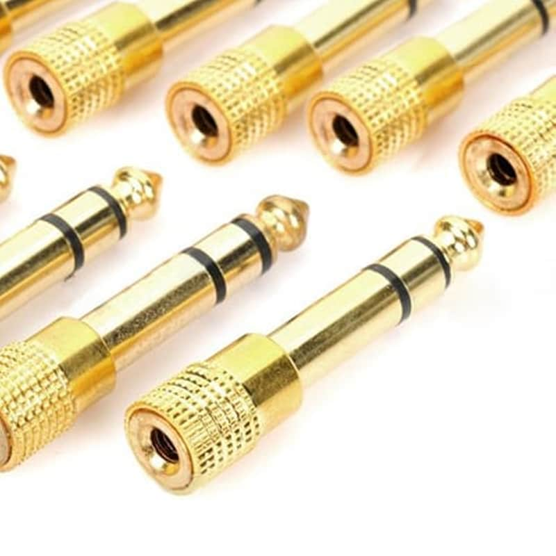 Εικόνα από 6.35mm Male To 3.5mm Female Audio Jack Adapters (1 Τεμάχιο)