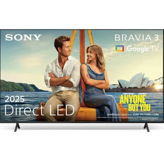 Sony BRAVIA 3 LED 65" 4K Google Smart Τηλεόραση K65S35B image 0
