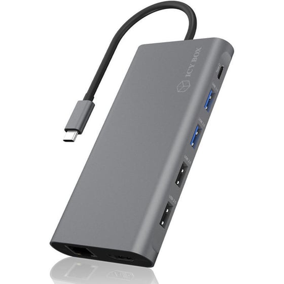 Docking Station Icy Box IB-DK4050-CPD - Γκρι image 0