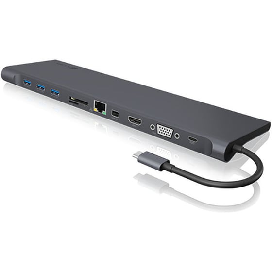 Docking Station Icy Box IB-DK2102-C - Μαύρο image 1