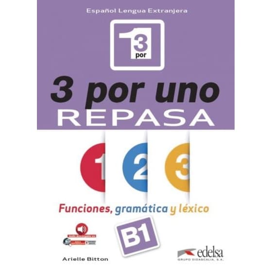 3 Por Uno Repasa B1 Libro del alumno + audio download image 0