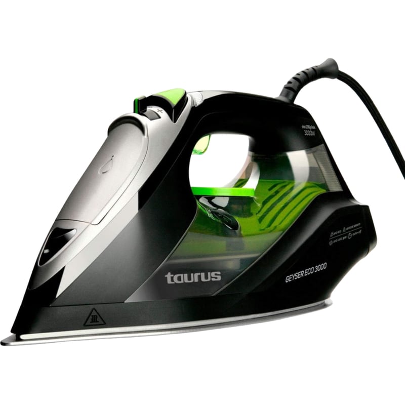 TAURUS TAURUS GEYSER ECO 3000 3000W Μαύρο Σίδερο Ατμού