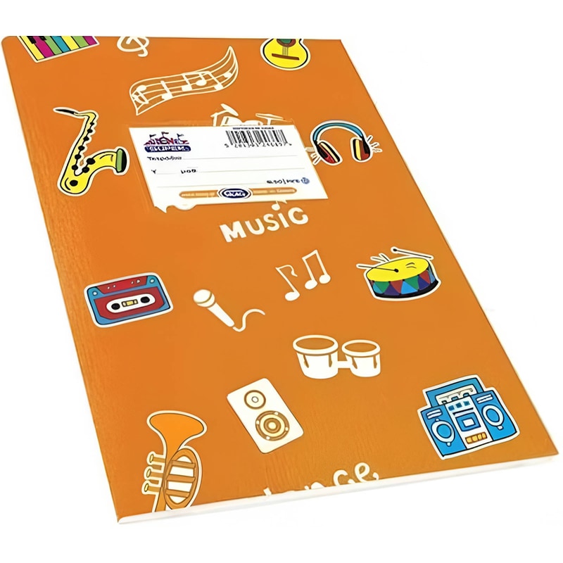 SKAG Τετράδιο SKAG Β5 Super Πορτοκαλί 50 Φύλλων (1 Τεμάχιο)