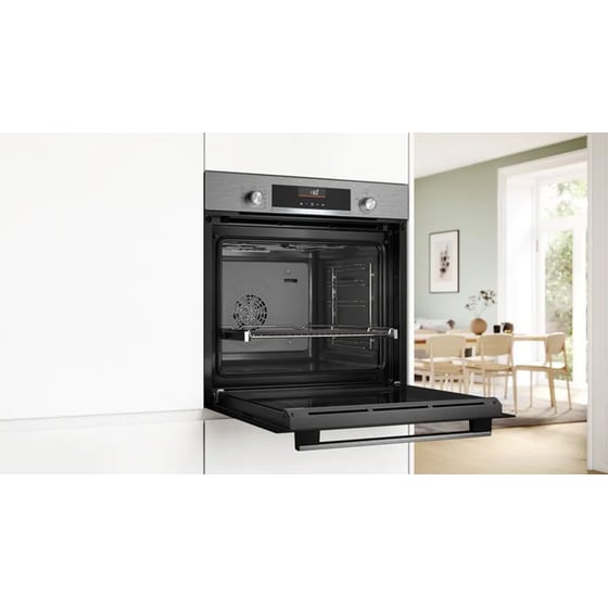 BOSCH HBG536ES3 71 Lt Inox Εντοιχιζόμενος Φούρνος Άνω Πάγκου image 3