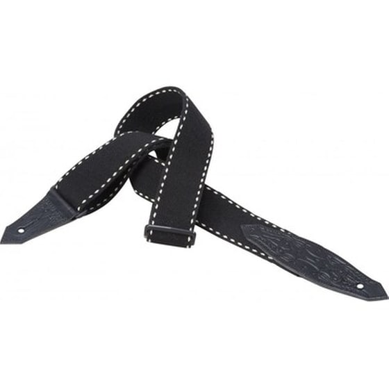Levy's Mssc80 Cotton Cowbow Boot Design Black 2'' Ζώνη Κιθάρας image 1